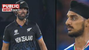 T20 ವರ್ಲ್ಡ್ ಕಪ್: ಅರ್ಷದೀಪ್‌ ಸಿಂಗ್‌ಗೆ ಮಿಚೆಲ್‌ಗೆ ಥ್ರೋ – ದಂಡ ಹೇರಿಕೆ! 